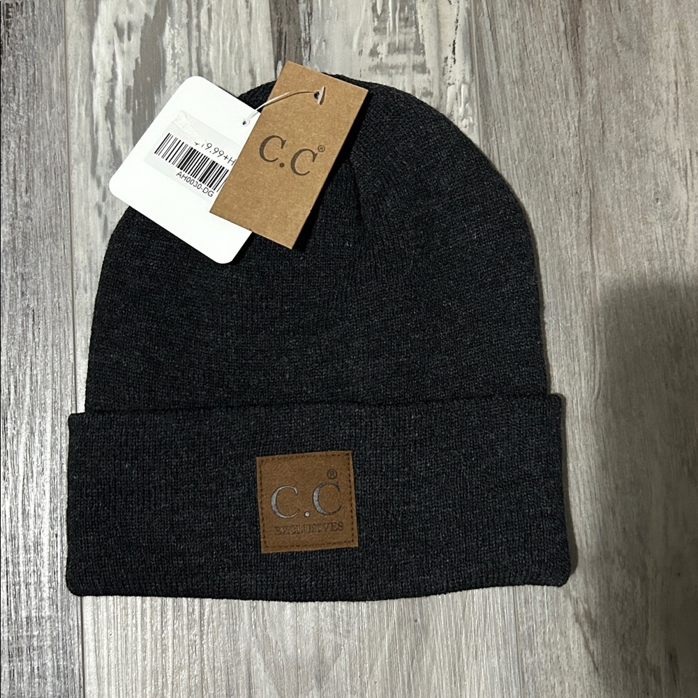 C.C Dark Grey Beanie